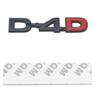 D4D D-4D логотип автомобиля наклейка эмблема наклейки для T/oyota P/rado L/and C/ruiser F/ortuner T/undra V/ios H/arrier H/ilux C/amry C/orolla CHR