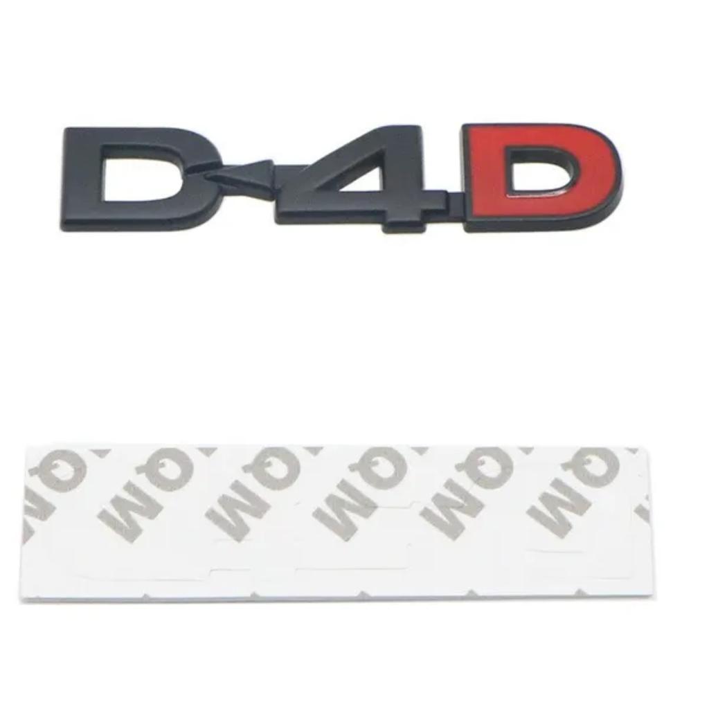 D4D D-4D логотип автомобиля наклейка эмблема наклейки для T/oyota P/rado L/and C/ruiser F/ortuner T/undra V/ios H/arrier H/ilux C/amry C/orolla CHR