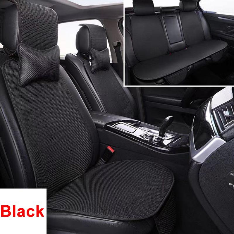 WTEMPO Летний комплект подушек для автомобиля Ice, крутая, удобная, дышащая, высококачественная, деловая, противоскользящая, двухслойная, вязаная подушка для автокресла