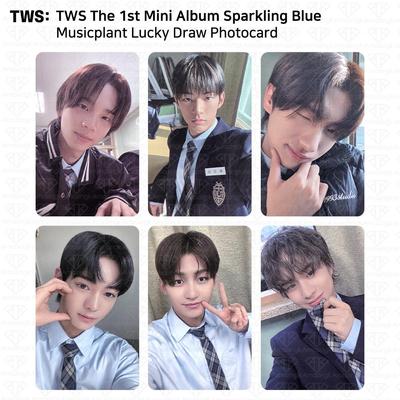 Первый мини-альбом Sparkling Blue Musicplant Luckydraw Фотокарта KPOP K-POP