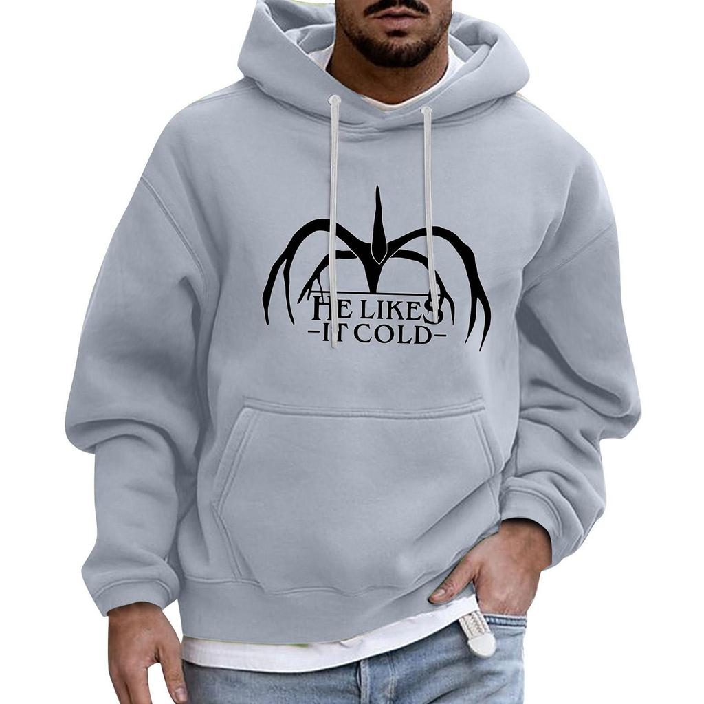 Мужской Спортивный Повседневный С Длинными Рукавами С Карманом Капюшон Толстовка