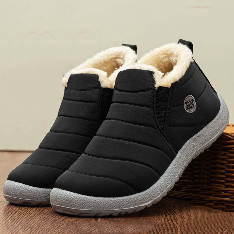Snow Women Boots Fashion Unisex Shoes Slip On Platform Shoes For Women Ankle Boots Waterproof Plush Winter Shoes