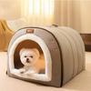 Dog Kennel Winter Warm Dog Bed Universal for All Seasons Removable and Washable House-type Dog House Small Dog Winter Pet Supplies