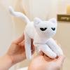 Новая черно-белая кукла-мешок с песком в виде кошки, плюшевая игрушка-кошка, детский подарок, украшение на день рождения