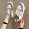 Повседневная обувь на доске женская обувь 2025 лето новая студенческая корейская версия удобная низкая толстая подошва спортивная дышащая маленькая белая обувь