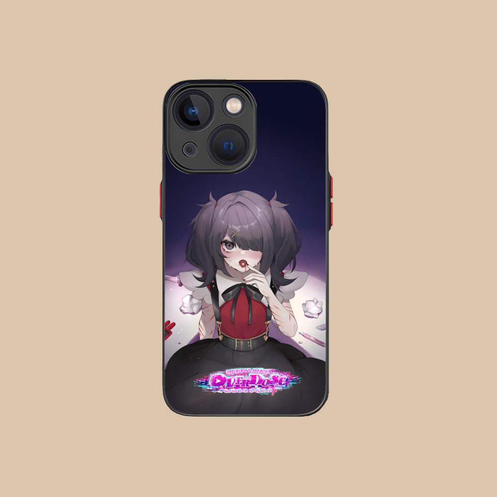 Needy Girl Ame-chan Rain Phone Case for iPhone 16 15 14 13 12 11 X XR XS 8 7 Pro Max Plus Mini Colour Printing Silicone Luxury