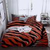 Tiger Pattern Print Duvet Cover Set UK Single Double Queen US Twin Full King Size Among Bed Linen Set