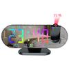 Многофункциональные RGB радиочасы с проекцией, креативные светодиодные будильники, цифровые проекционные часы с температурой и влажностью, зеркальные электронные часы