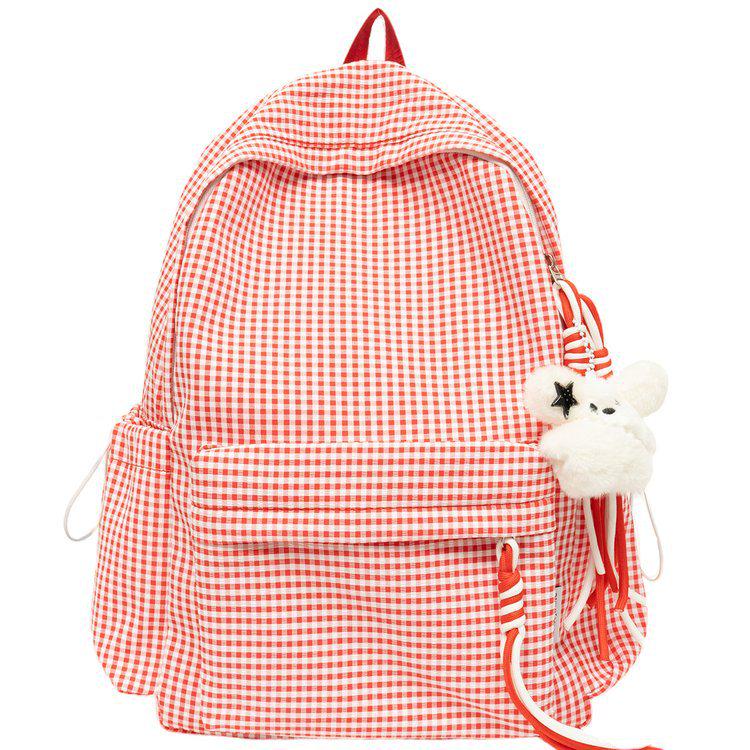 2025 High-Capacity Stylish Backpack for Girls - Schoolbag for Junior and Senior High Students