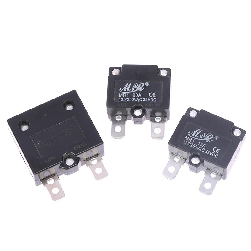 7A 10A 15A Автоматический сброс реле предохранитель тепловой выключатель автоматический выключатель защита от перегрузки по току детские аксессуары для электромобилей