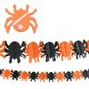 Halloween Paper Banner Spider Pumpkin Ghost Bat Paper Chain Halloween Decoration Garland Banner Paper Pull Flower Party Supplies 5