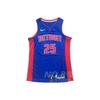 NBA Icon Edition Джерси Pistons #25 Derrick Rose баскетбольный жилет мужские спортивные топы синий 864473-404