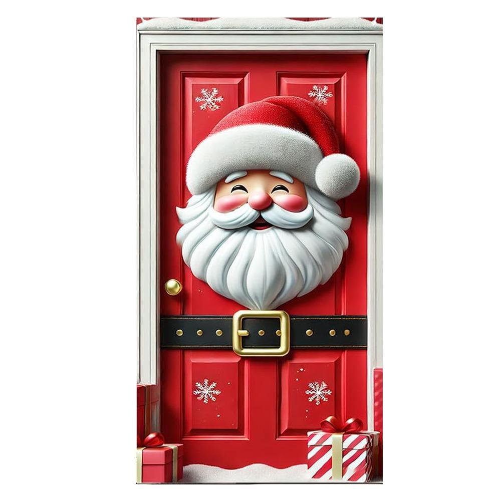 Door Hanging Christmas Door Banner Atmosphere Arrangement Window Sign Banners Door Frame