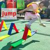 Складная прыгающая решетка с отверстиями для сверления отверстий Детская уличная ранняя развивающая спортивная тренировка Реквизит Веселые игры в помещении и на открытом воздухе