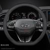 Кожаная накладка на руль автомобиля для Hyundai i20 i30 Elantra KONA N Line 2013 - 2019 2020 2021 2022 2023 2024 2025 Аксессуары