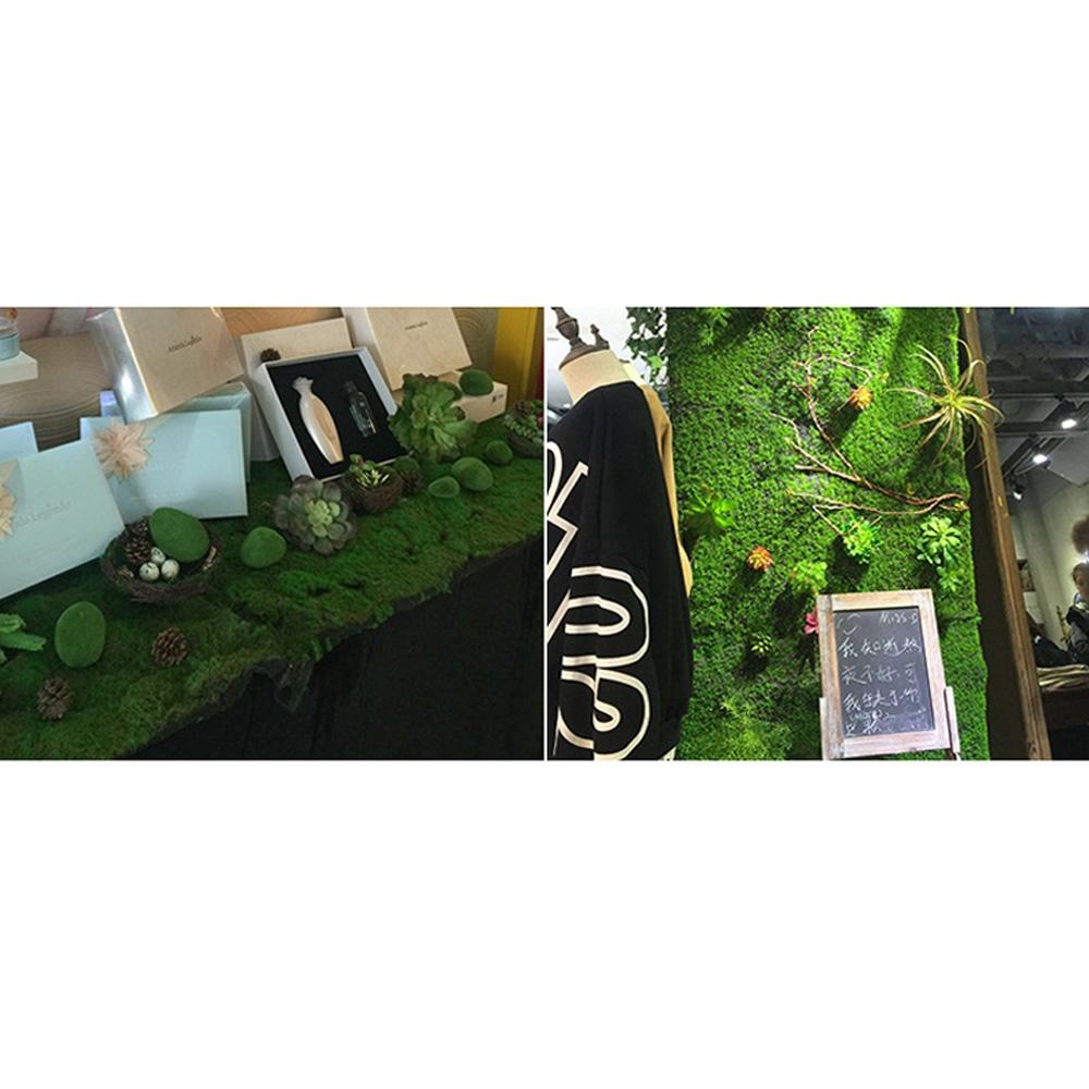 Искусственный мох, поддельные зеленые растения, мхи, трава для магазина, декор стен патио, сделай сам