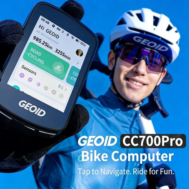 GEOID CC700 Pro Bicycle Computer 2.8-Inch Touchscreen GPS Bike Speedometer WIFI ANT+ With Global Map Navigation Bicycle Odometer