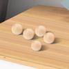 5 Pieces Wooden Balls for Crafts and DIY Projects Decor Ornaments Handmade Unpainted Parts