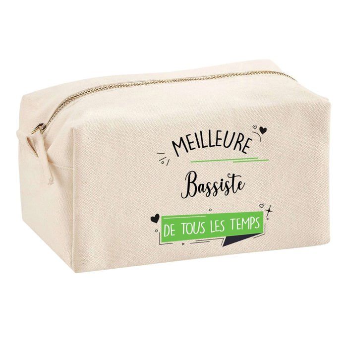 Trousse multifonction Meilleure Bassiste de tous les temps Cadeau Idée Personnalisé Original | Trousse Scolaire Fournitures Bureau