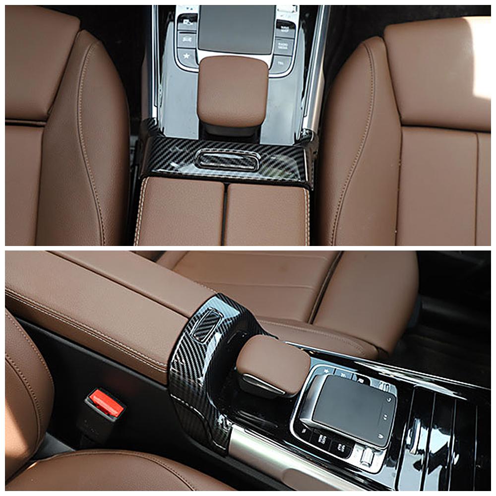 For Mercedes Benz B GLA GLB Class W247 H247 X247 Car Center Console Armrest Storage Box Switch Button Frame Cover Trim