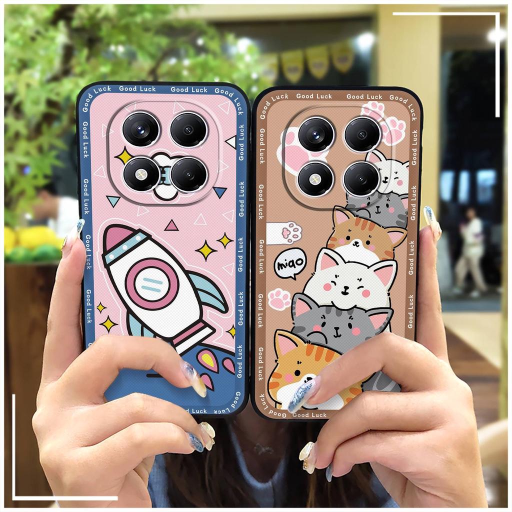 Силиконовый противоударный чехол для телефона Redmi Note14 Pro 4G, милый, прочный, с рисунком граффити, устойчивый к грязи, водонепроницаемый, полностью покрытый