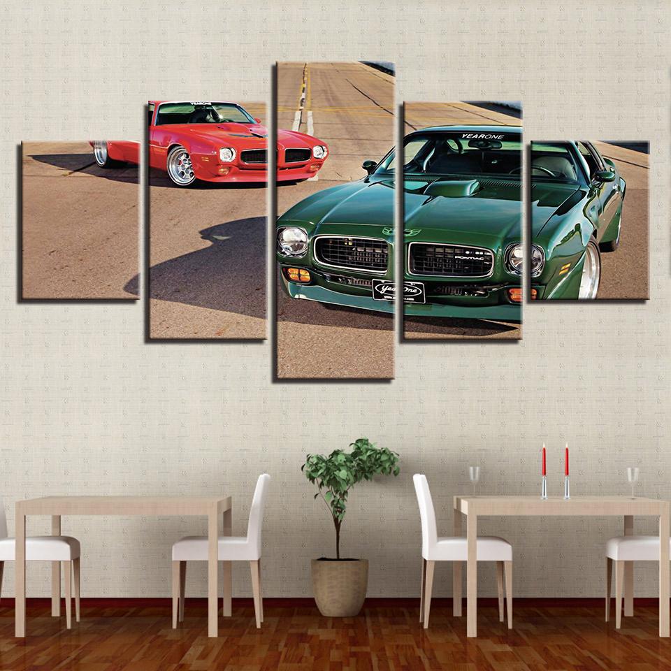5 панелей гоночный автомобиль гоночный трек в рамке художественная живопись модульная HD печать холст плакат домашний декор гостиная современные настенные картины без рамки