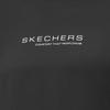 Skechers Эластичная дышащая охлаждающая футболка с коротким рукавом для мужчин, отводящая влагу, быстросохнущая, черная P225M170-0018