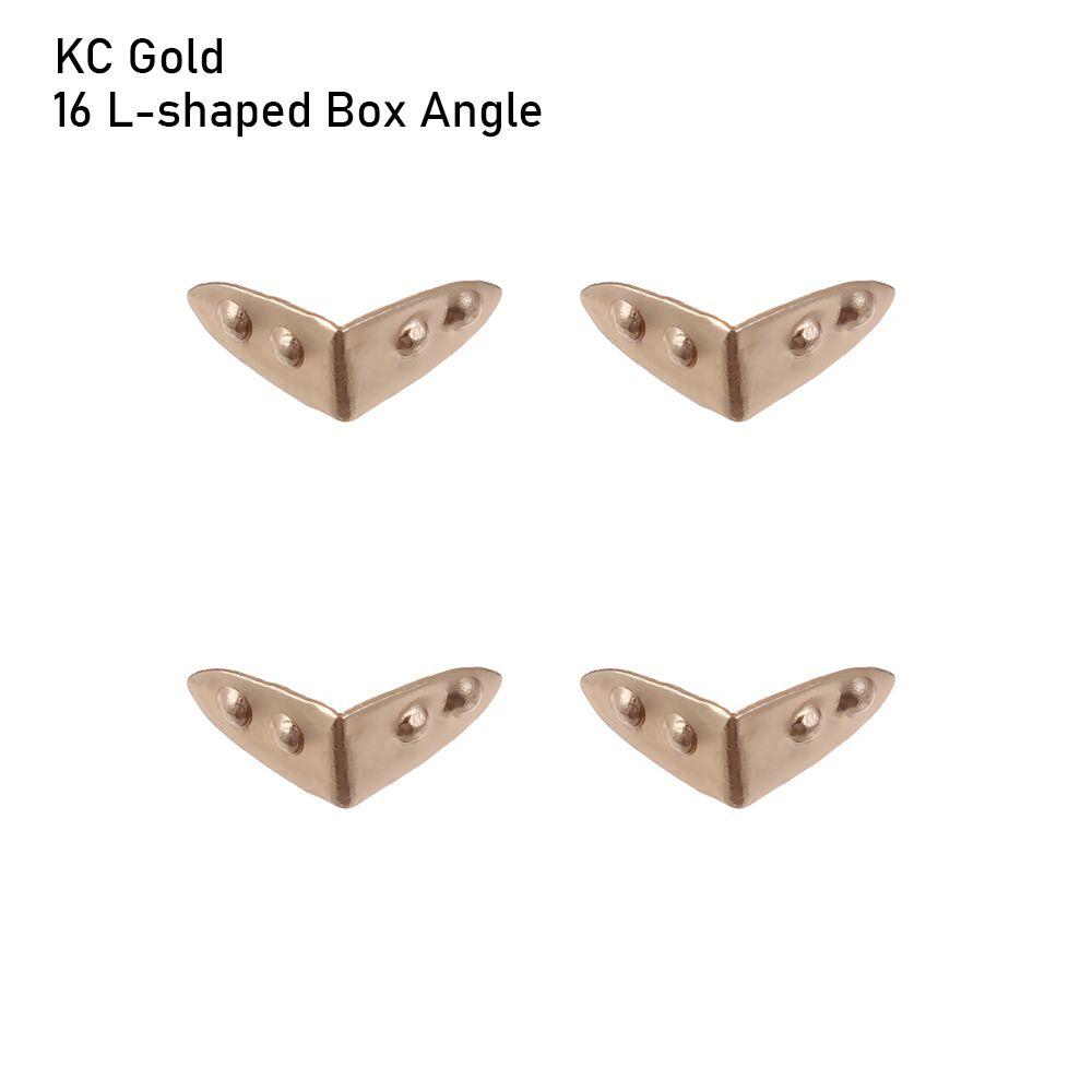 Metal DIY Manual Suitcase Box Mini Metal Crafts Trunk Locks Case Corner Protector Doll Bags Parts