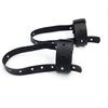 Leather High Heels Locking Belt Ankle Cuff Restraints Kit Bondage Gear Erotic Positioning Bandage Black Adjustable
