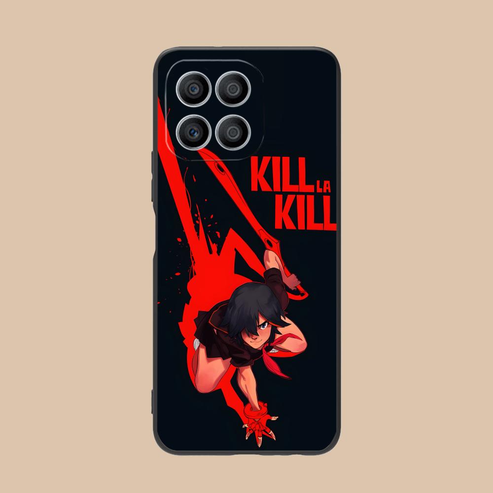 Чехол для телефона La Kill Ryuko Matoi для Honor 90 80 70 60 50 30 20 10 9 8 7 Pro S SE Lite 5G Черный Чехол для смартфона