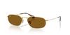 Солнцезащитные очки 0RB3947 ARISTA BROWN 57 мм Ray-Ban (коричневый)