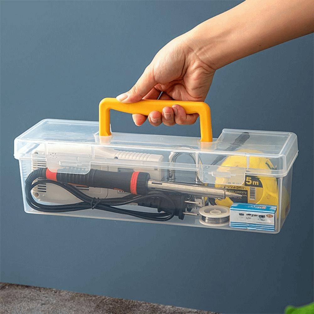 Transparent Storage Screw Box Impact-resistant Tool Storage Box Hardware Tool Box Organizer