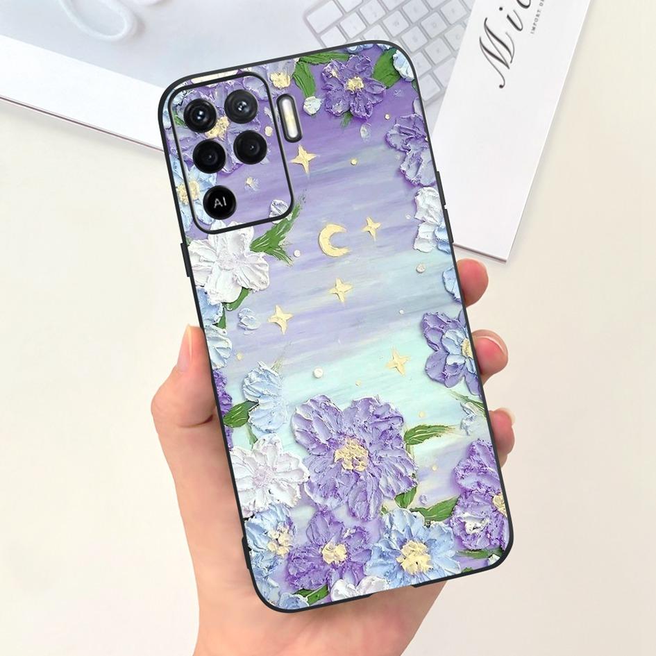 Чехол для OPPO Reno 5 5G Reno5 Pro CPH2201 Милый Расписной Мягкий Силиконовый Чехлы для Телефона Для OPPO Reno 5 Pro Reno5 Lite 5Z Fundas