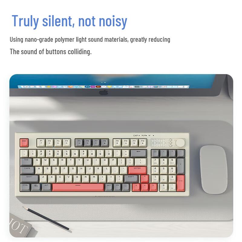 Lenovo K2 95-Key Wired Silent Membrane Keyboard