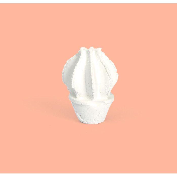 Objet en plâtre Tropical Cactus boule