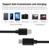 Android Phone Charging Cord Male To Male USB-C To Micro USB Data Cable OTG Adapter USB 3.1 Type-C