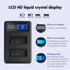 LCD USB LP-E17 Dual Channel Battery Charger Replacement for EOS Rebel T6i 750D 800D 200D 8000D Kiss X8i Camera