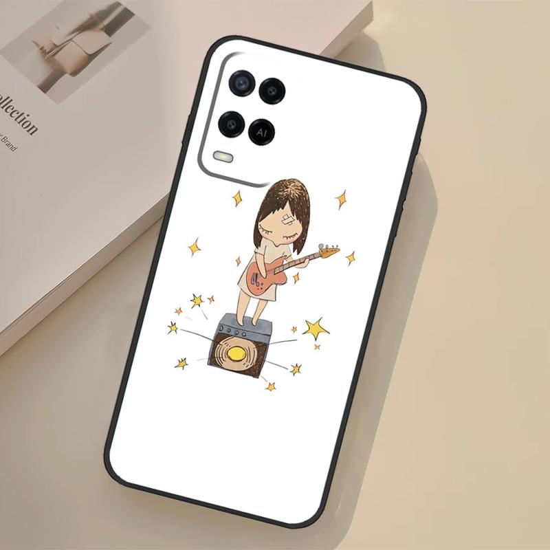 Yoshitomo Nara Case For Oppo A17 A57 A77 A74 A54 A94 A78 A98 A18 A60 A80 A40 A38 A58 A96 A76 A16 A15 A5 Pro
