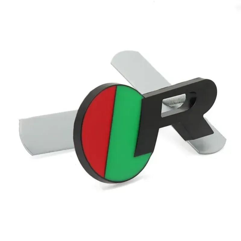 3D металлический логотип R передняя решетка автомобиля наклейка эмблема значок наклейки для X-TYPE F-TYPE XE XF XJ XJR XFR