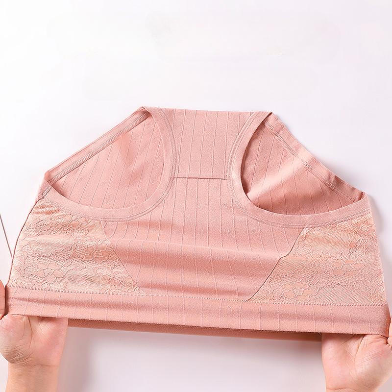 Mom Underwear for Women Panites High Waisted Pure Cotton Lace Middle-aged and Elderly Women Plus Size Triangle Panties