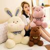 Animal Plush Stuffed Toys Rabbit Pig Bear Frog Tiger Birthday Decoration Gifts