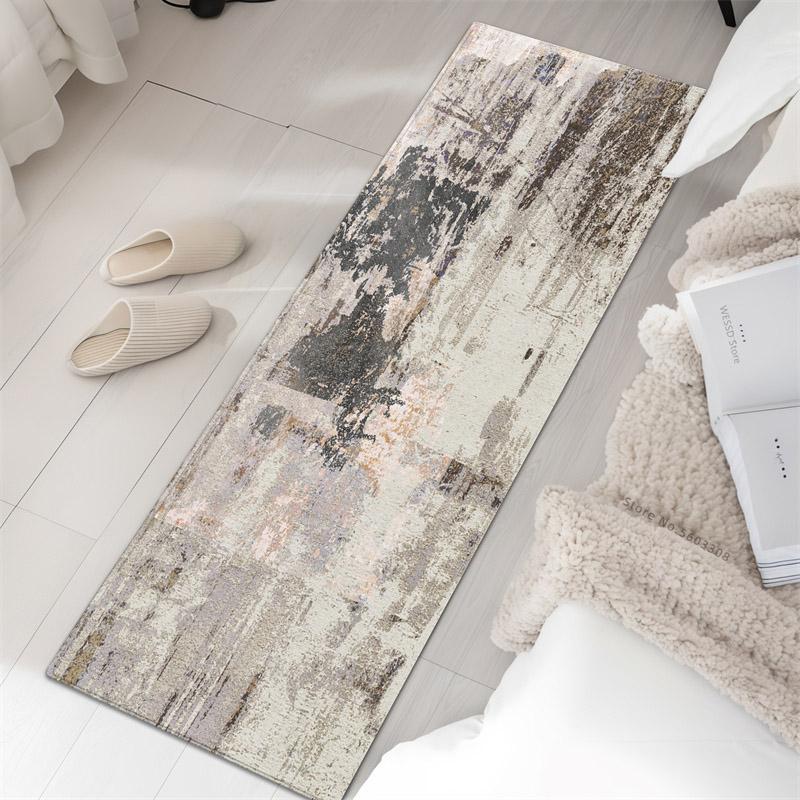 Modern Abstract Rugs For Bedroom Bedside Mat Soft Sponge Floor Mat For Kitchen Washable Bathroom Rug Hallway Mat