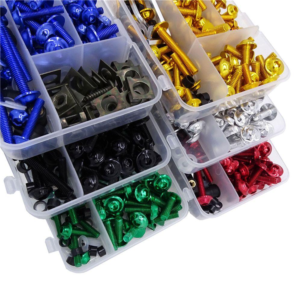 Colors Full Fairing Bolts Kit Motorcycle Screws Motorcycle Fairing Bolts Kit Bodywork Fastener Clip