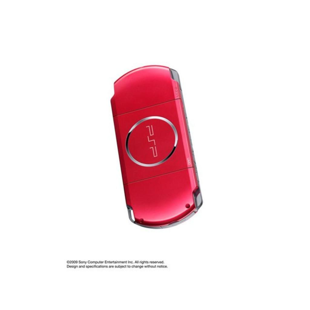 Восстановленная PSP Radiant Red с замененным ЖК-экраном "PlayStation Portable" (ПСП-3000РР)