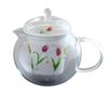 Arita Ware Celandine Glass Stylish Pot, April Birth Flower, Tulip, FC-550C