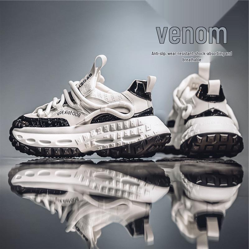 Мужская модная спортивная повседневная обувь - Коллекция Осень 2025 с толстой подошвой для подростков