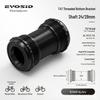 Резьбовая каретка EVOSID T47, 24/29 мм для MTB/шоссейного велосипеда 68/86 мм, интегрированные подшипники