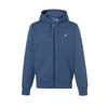 Polo Solid Color Pony Embroidered Zip-Up Hooded Long Sleeve Jacket Men Jackets Blue 710728118-011