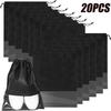 20pcs Shoes Storage Bag Closet Organizer Non-woven Travel Portable Bag Waterproof Pocket Clothing Classified Hanging Bags