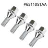 4/20x Car Wheel Studs Lug Bolts Silver Truck Parts Tool M12x1.25x28mm For Jeep Cherokee Renegade Compass Chrysler 200 Dodge Dart